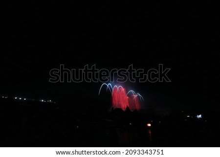 Mt.Fuji Fireworks Festival in Japan