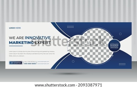 Facebook Cover Design Template, Banner Template and Web Banner Template Design for Social Media  Post