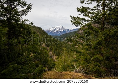 Jack mountain at North Cascades National Park in Washington State. Royalty-Free Stock Photo #2093830150