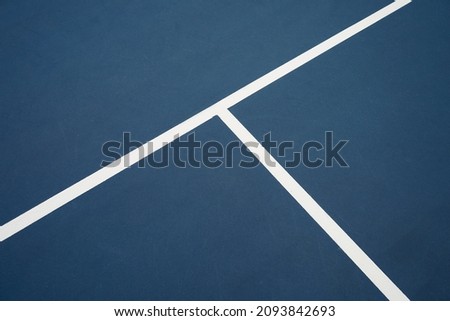 Close up of a pickle ball court.           Royalty-Free Stock Photo #2093842693