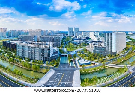 Environment of Zilang Science and Technology City, Nantong City, Jiangsu province