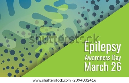 Epilepsy Awareness Day . Design suitable for greeting card poster and banner