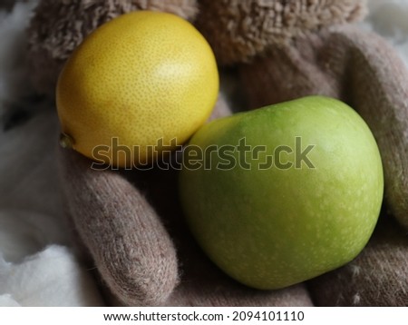 winter weather insulation and fruits