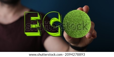 Grass growth ECO letters isolated
