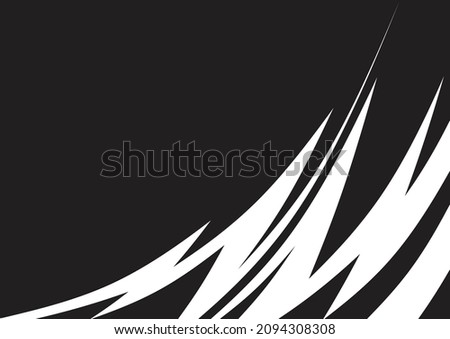 Abstract spikes background with some copy space area