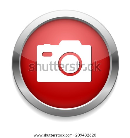 camera icon / button, graphic design element
