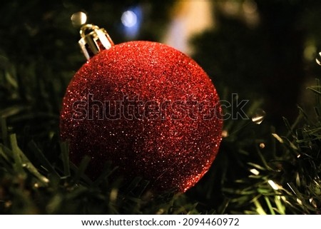 PHOTO HD  decoration Christmas with    Christmas ball