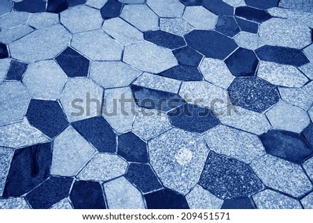 pink cement floor tile, closeup of pictures 