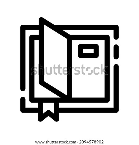 book icon or logo isolated sign symbol vector illustration - high quality black style vector icons
