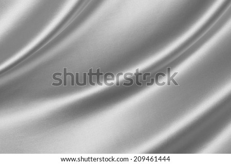 Silver wavy Silk background texture