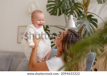 mom keeps the baby at home