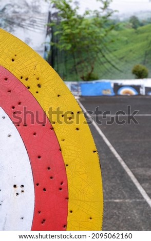 Archery targets are media prepared for archery athletes to direct arrows.