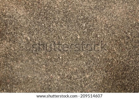 Roughened texture of gray granite wall