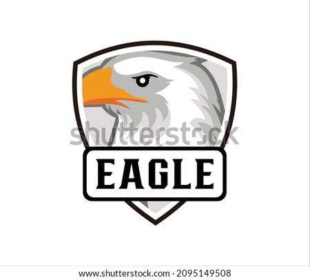 Cool simple vector eagle logo for your community or club