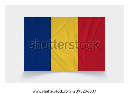 Stock Vector Flag of Romania - Proper Dimensions 2 : 3