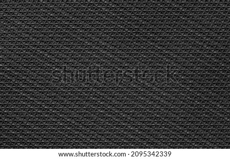 Black rubber texture background with seamless pattern. Royalty-Free Stock Photo #2095342339