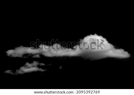 blank for design work. The clouds are black and white, on a black neutral background.