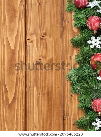 Abstract background festival with christmas decorations