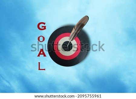 business goal concept for background or stock photo