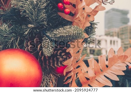 Christmas decoration; Background in Christmas mood