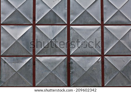 molded metal surface texture