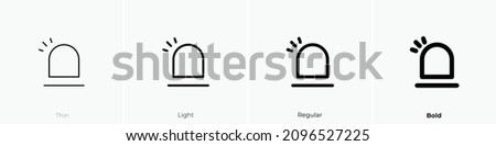 report icon. Thin, Light Regular And Bold style design isolated on white background