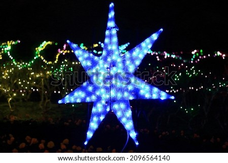 Very beautiful Christmas illuminations in Nara prefecture
