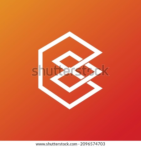 Orange Hex Diamond Logo Design