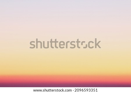 Colorful sky at sunset over Madrid. Colorful and natural desktop background.