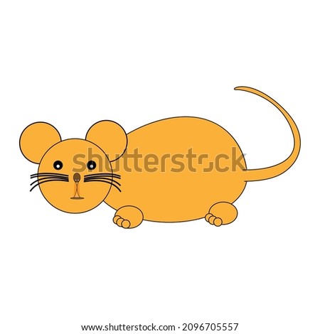 illustration design of a mouse cartoons characters with some various concept design