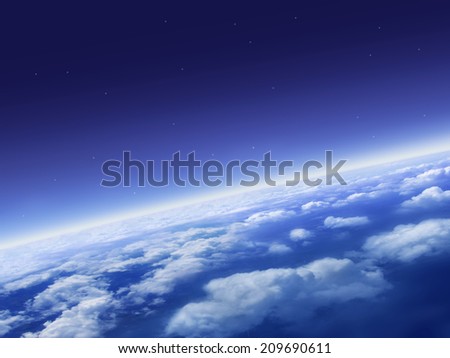 Stratosphere Royalty-Free Stock Photo #209690611