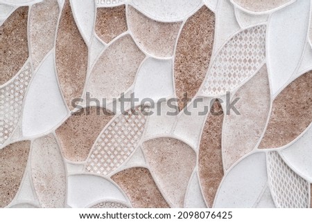 Beige plant texture of the marble with rustic finish. Granite marble design high resolution. Stock photo