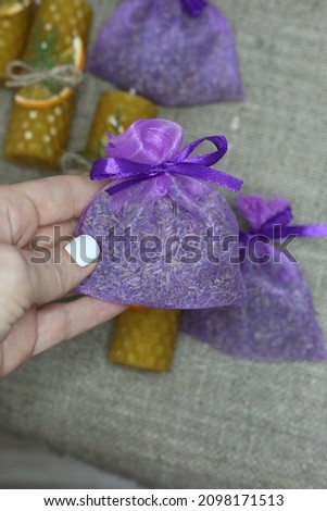  Natural purple aroma sachet lavender.