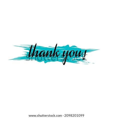 Thank you. Thank you vector, clip art. concept of thankfulness popup message for chatting or small talk badge. Flat vector illustration for your design