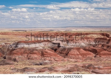 Painted desert petrified forest national park, arizona, united states