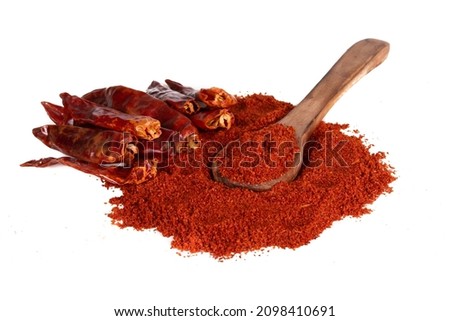 Indian spices paprika powder or red chilli powder