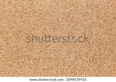 close-up and texture of a cork panel