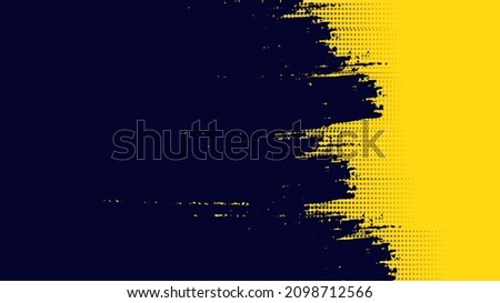 black and yellow grunge modern thumbnail background