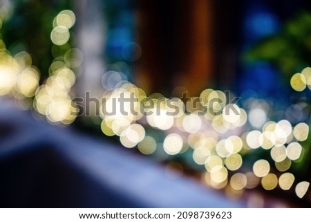 Abstract glittering Christmas background with lights