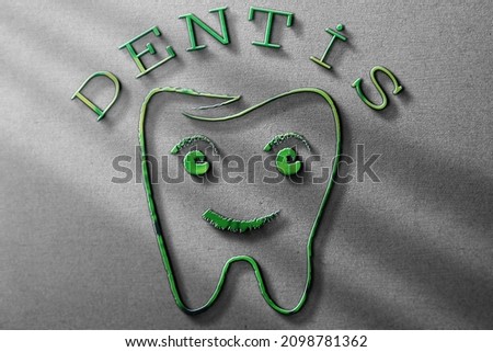 dentis doctor logo like smile

