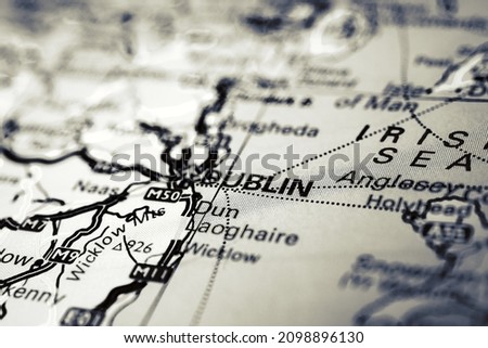Dublin on the Europe map