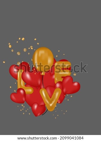 many red hearts. vector illustration