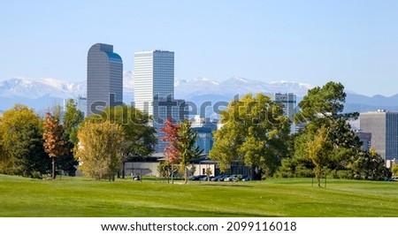 Denver Colorado. Mile High City, Rocky Mountains.