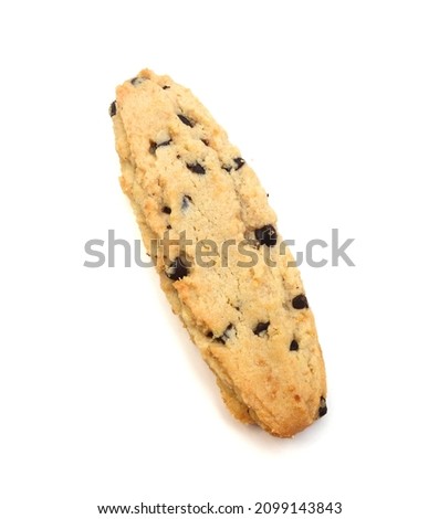 Sweet cookies isolated on a white background