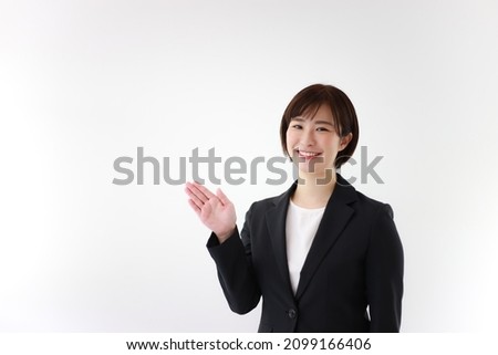 Image of a smiling female employee 
