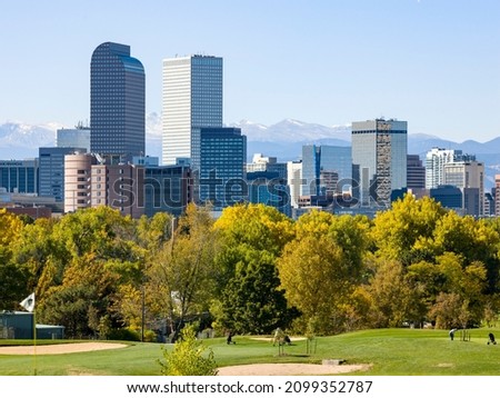 Denver, Colorado, USA, Rocky Mountains.