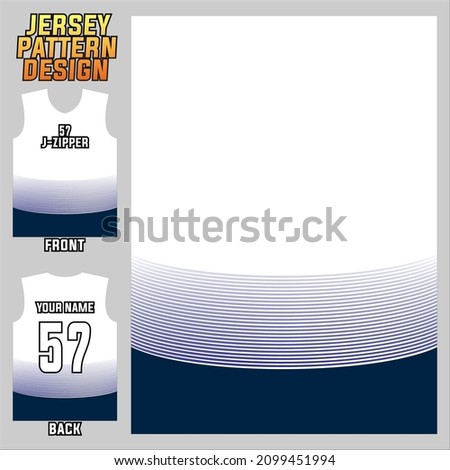 football team uniform template front and back view. sports jersey printing or sublime pattern