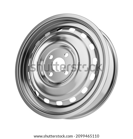 car rim insolated on white background