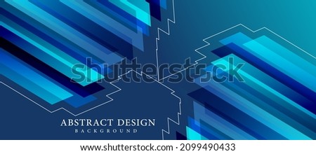 background blue abstract vector pattern geometric graphic design business dynamic banner modern technology concept