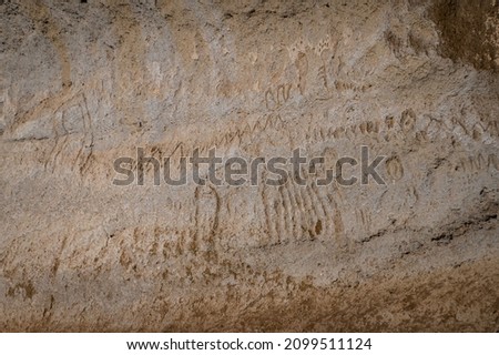Native American Petroglyph in California